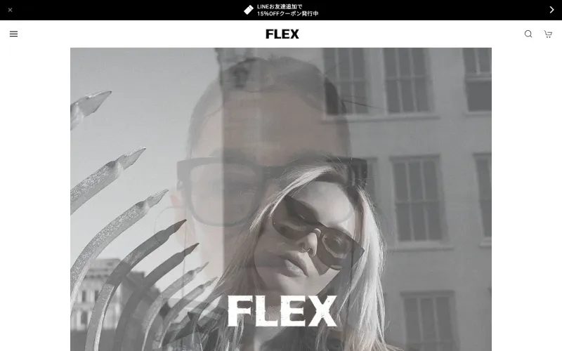 FLEX【フレックス】原宿フラッグシップストア PCのトップページ