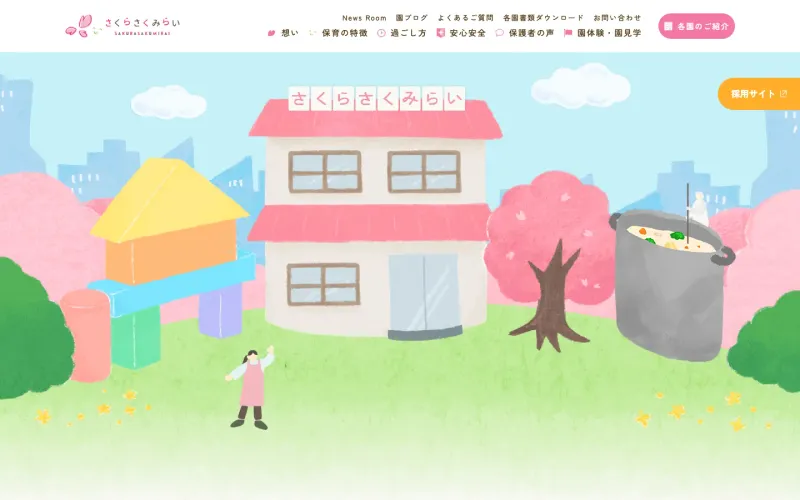 さくらさくみらい 中村北 PCのトップページ